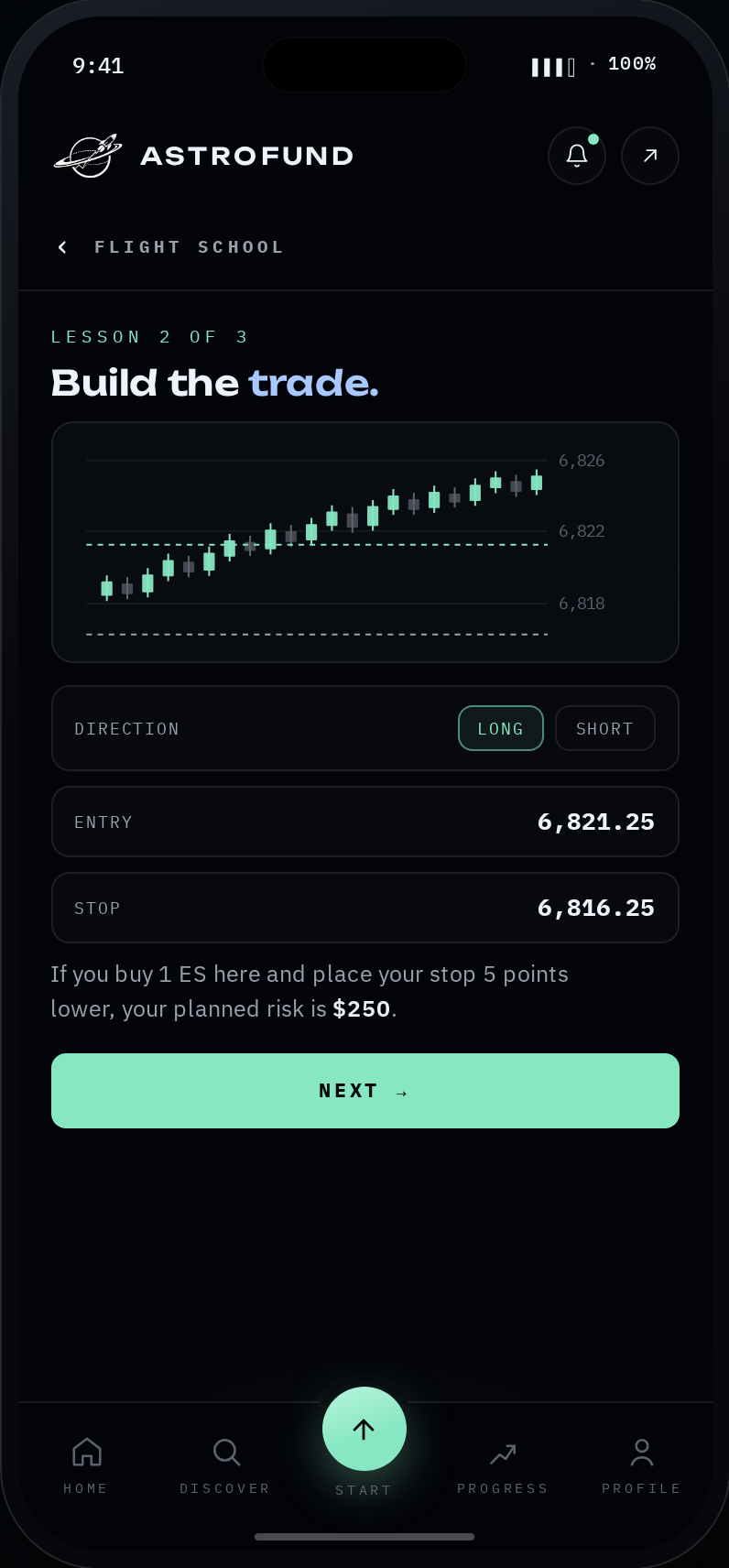 Flight School lesson 2: Build the trade